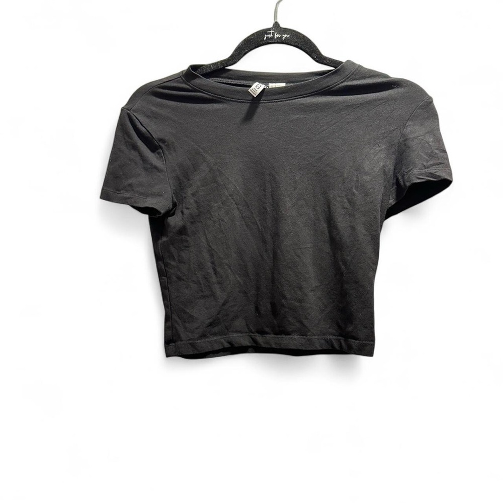 Classic Black Women's Crop Top